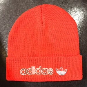Adidas Bright Orange Beanie NWOT